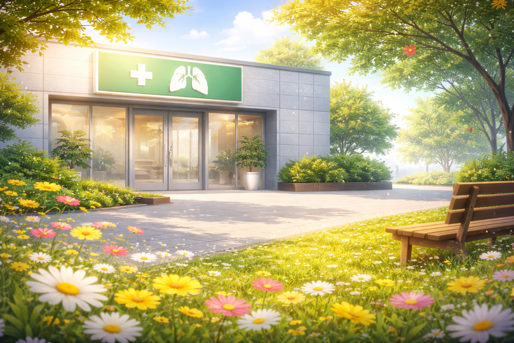 Αλλεργίες άνοιξης και επιπτώσεις στο αναπνευστικό σύστημα σε περιβάλλον ιατρείου